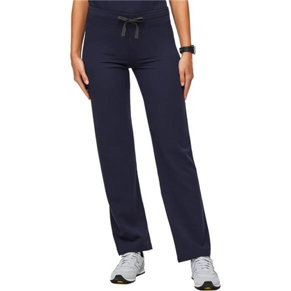 FIGS Livingston Basic Scrub Pants for Women — Yoga Waistband, 2 Pockets - Picture 1 of 7